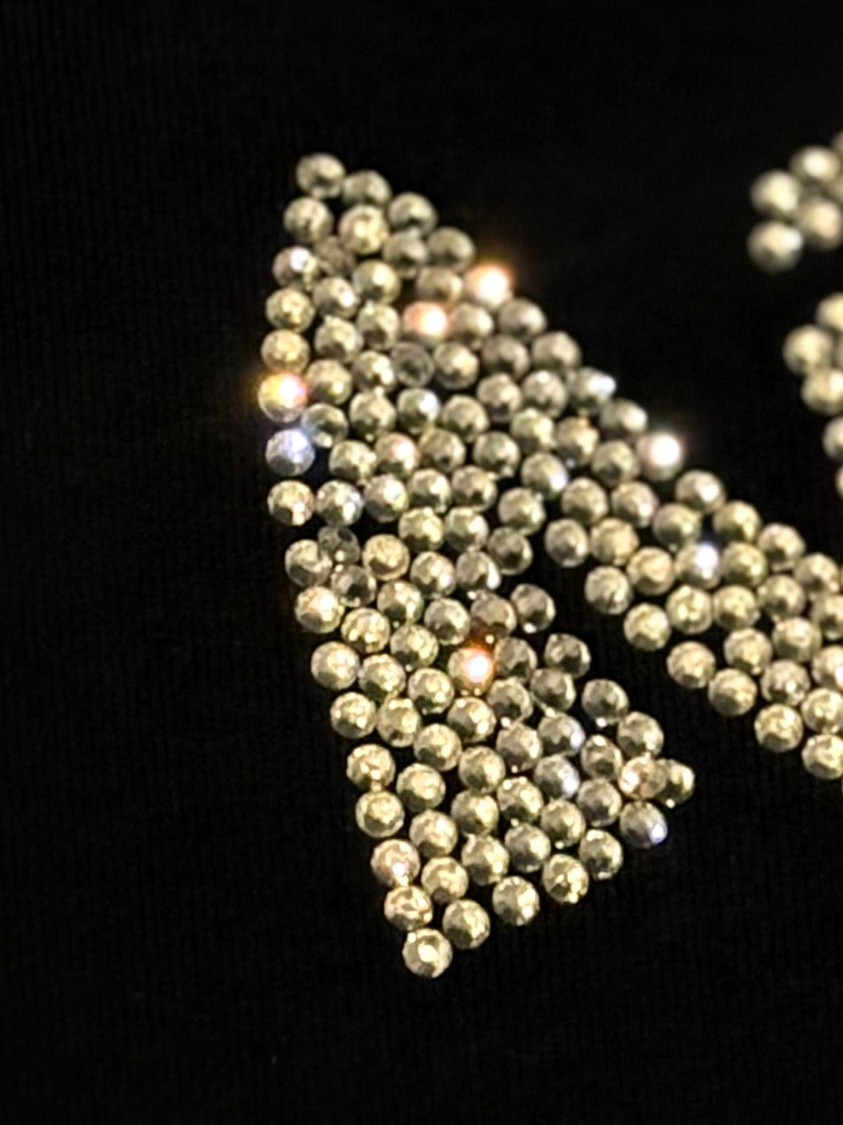 Nomadic Diamond Script Tee – Noir Edition