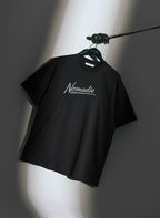 Nomadic Diamond Script Tee – Noir Edition