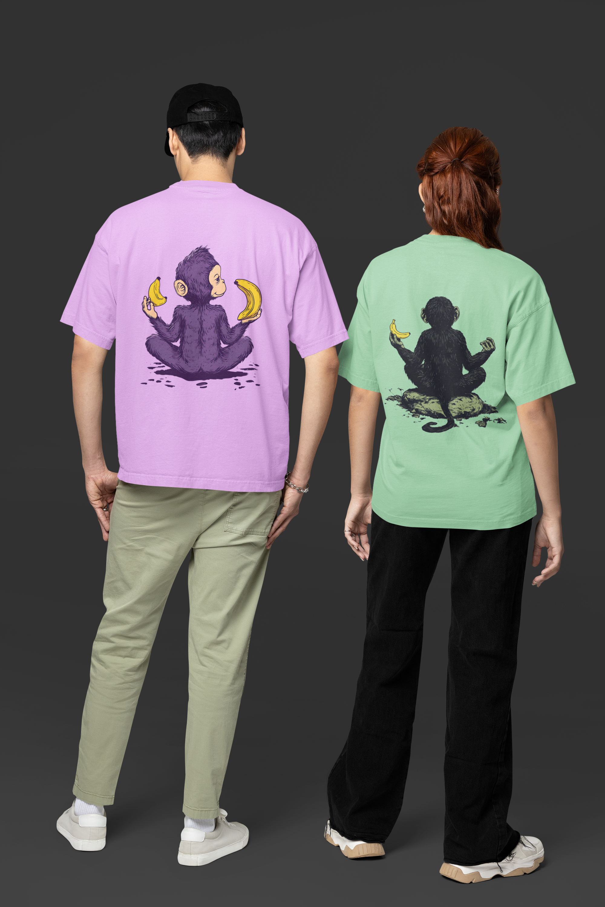 Monkey Banana Oversized Tee