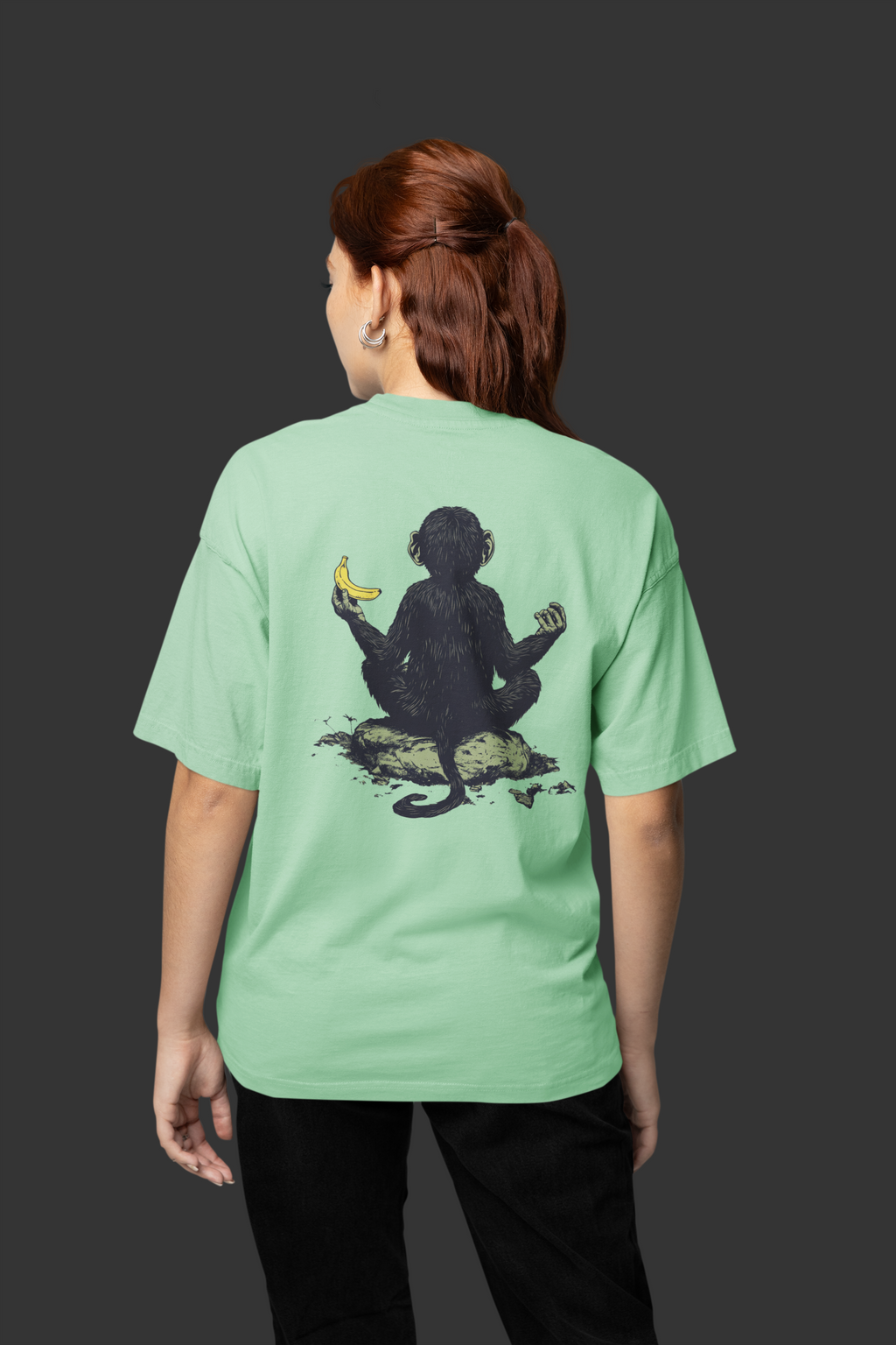 Monkey Banana Oversized Tee