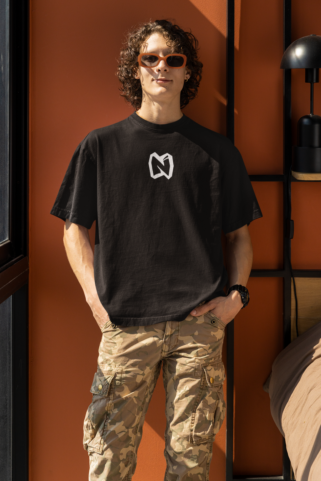 Doomed Skull Oversized Tee