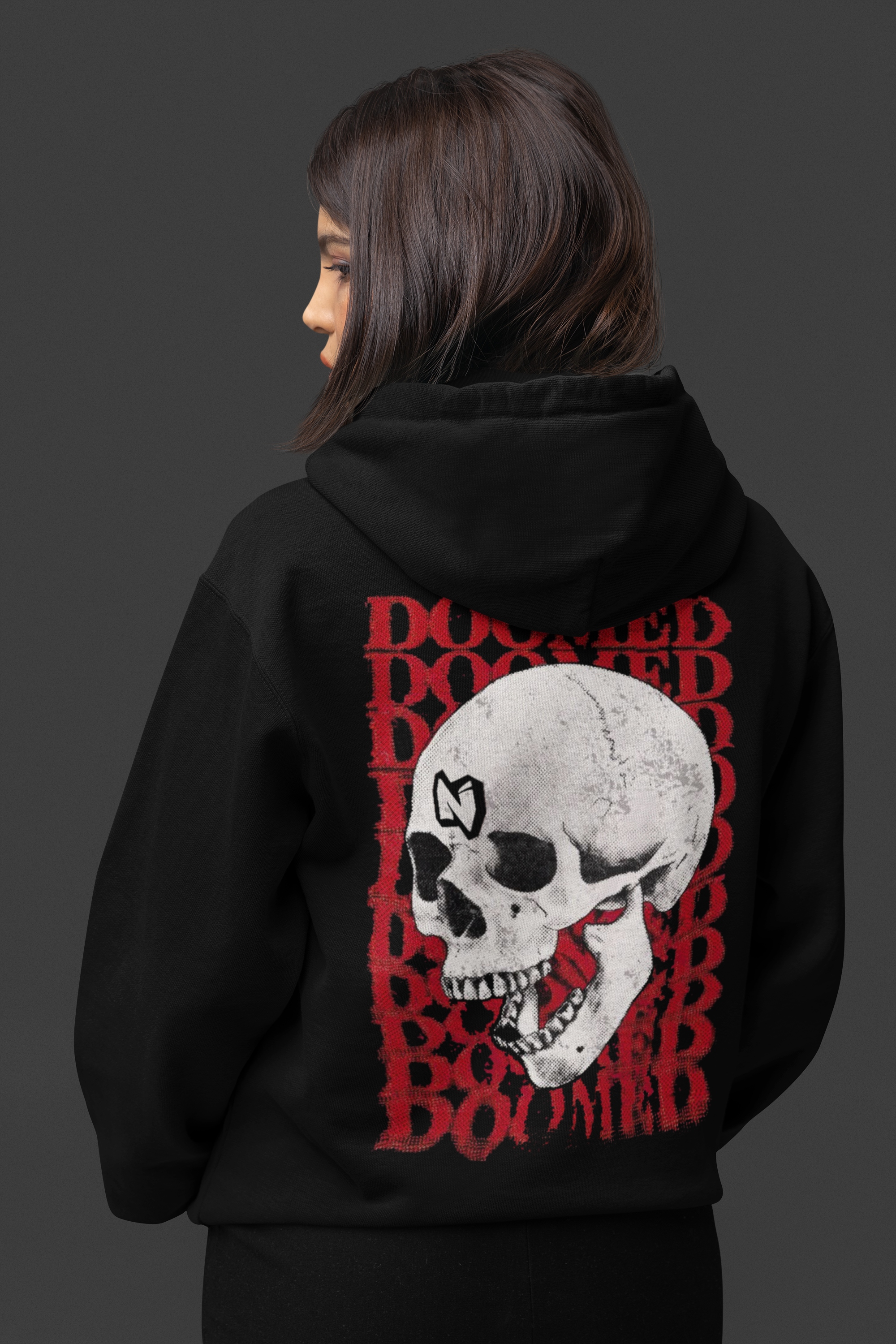 Doomed Skull Hoodie