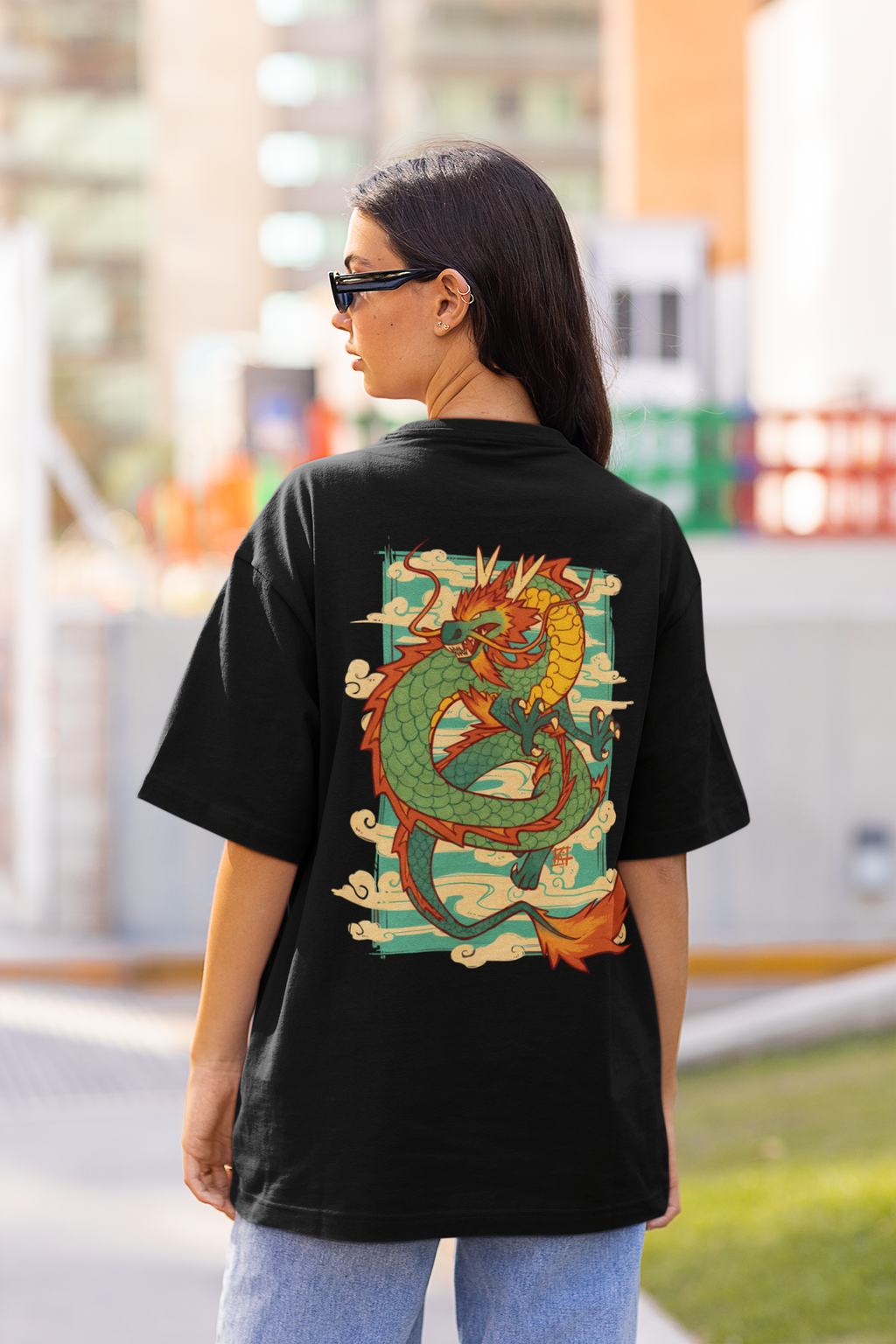 Nomadic Fire Dragon Oversized Tee