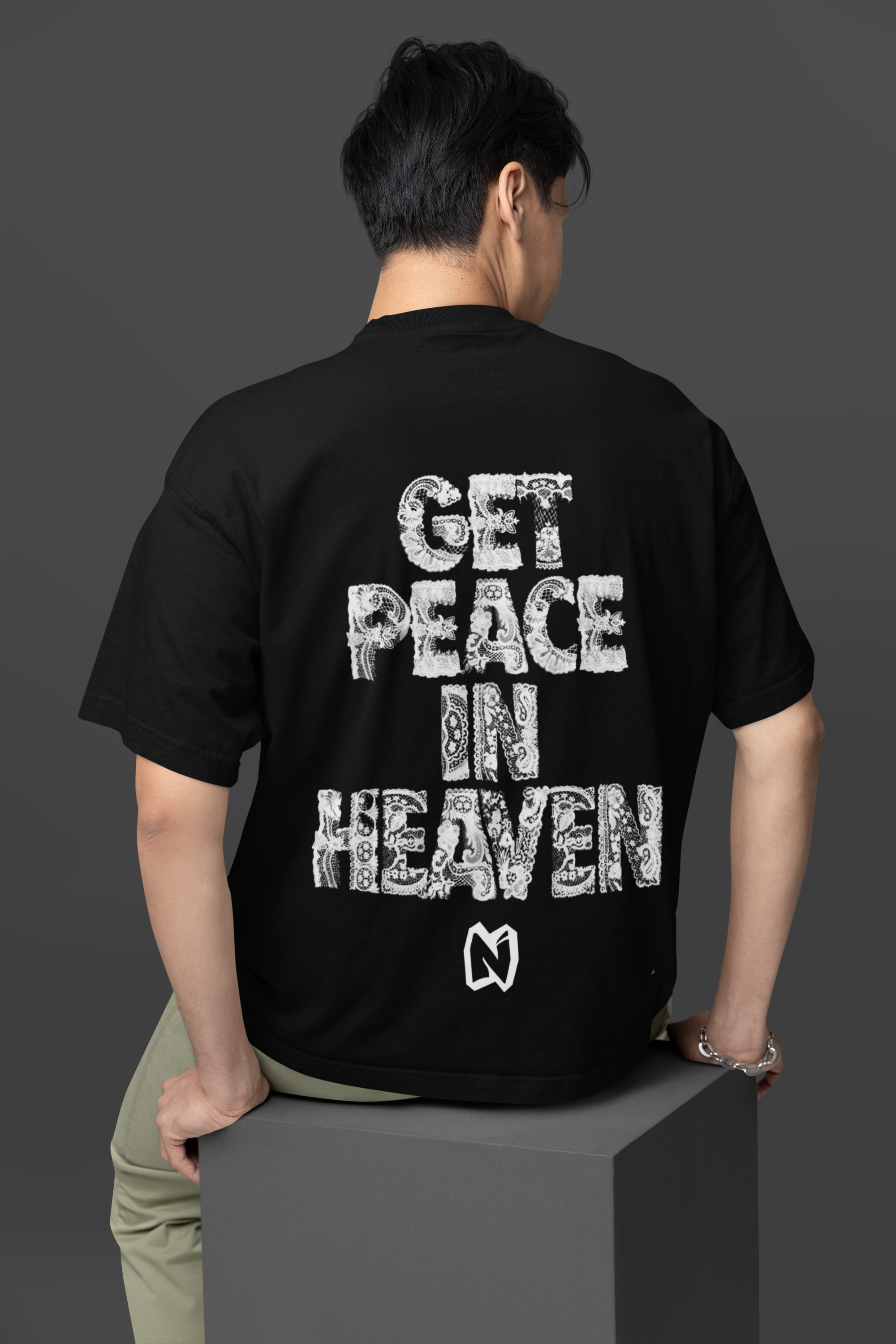 GET PEACE OVERSIZED TEE