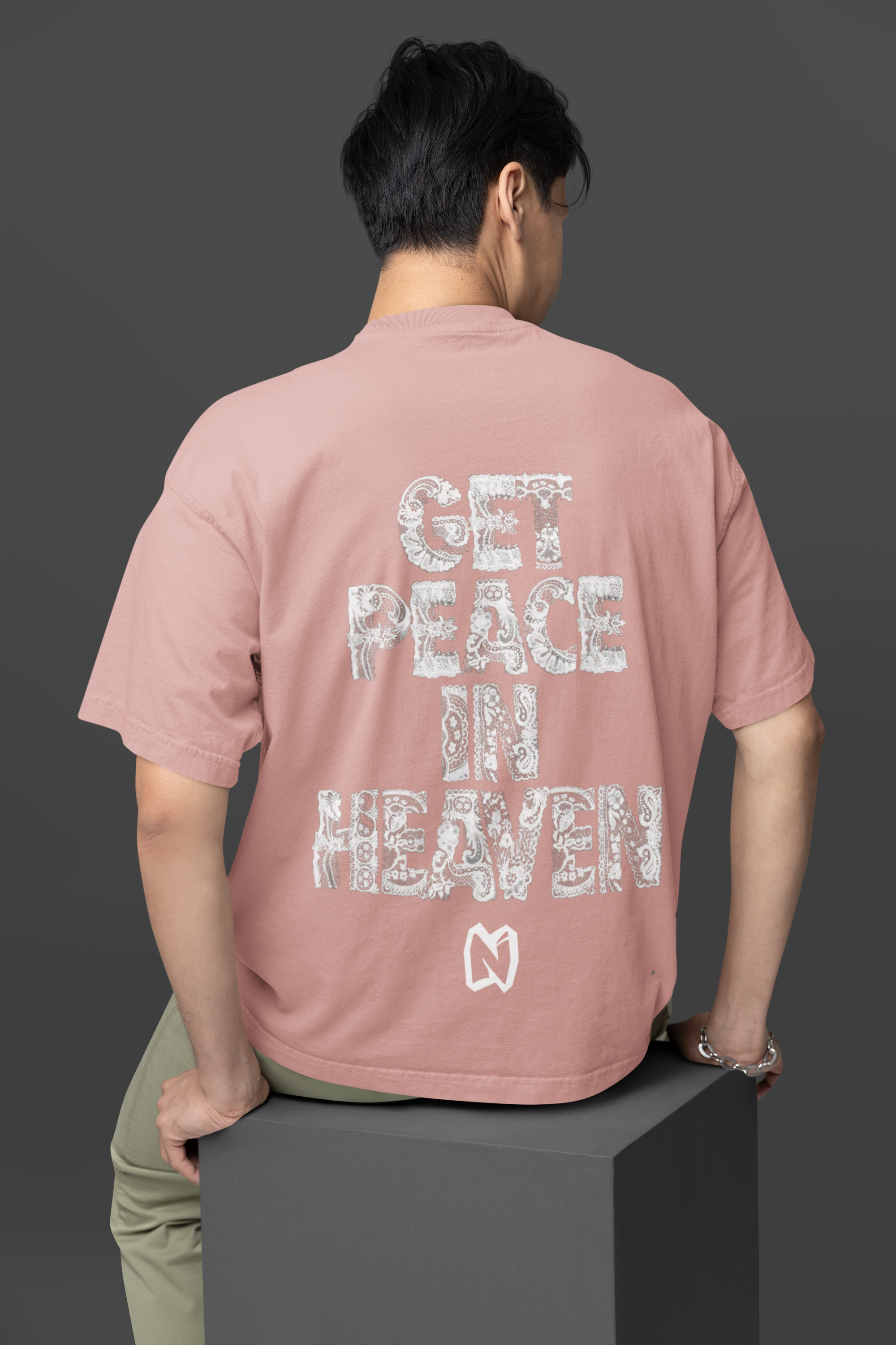GET PEACE OVERSIZED TEE