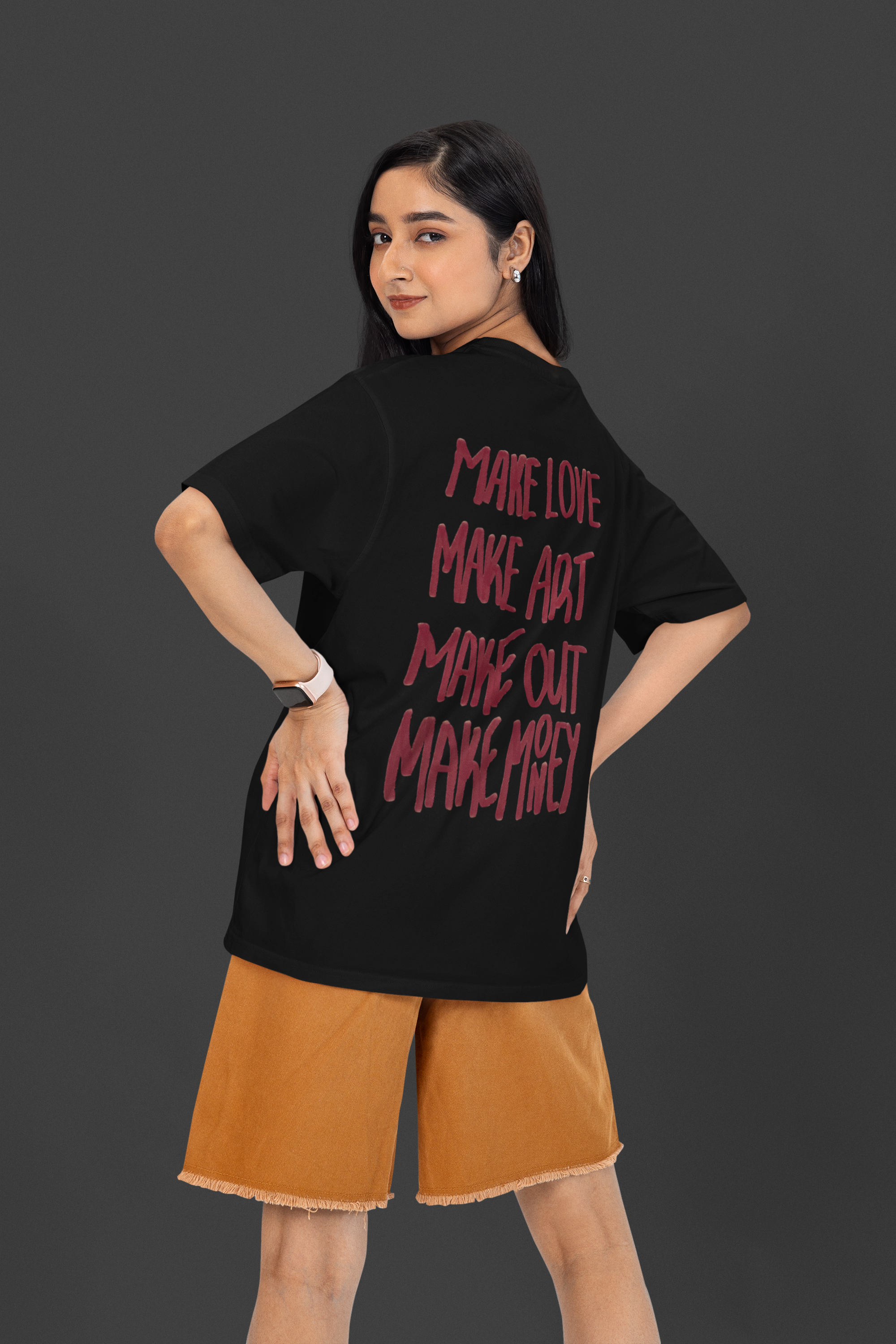 MAKE ART OVERSIZED TEE