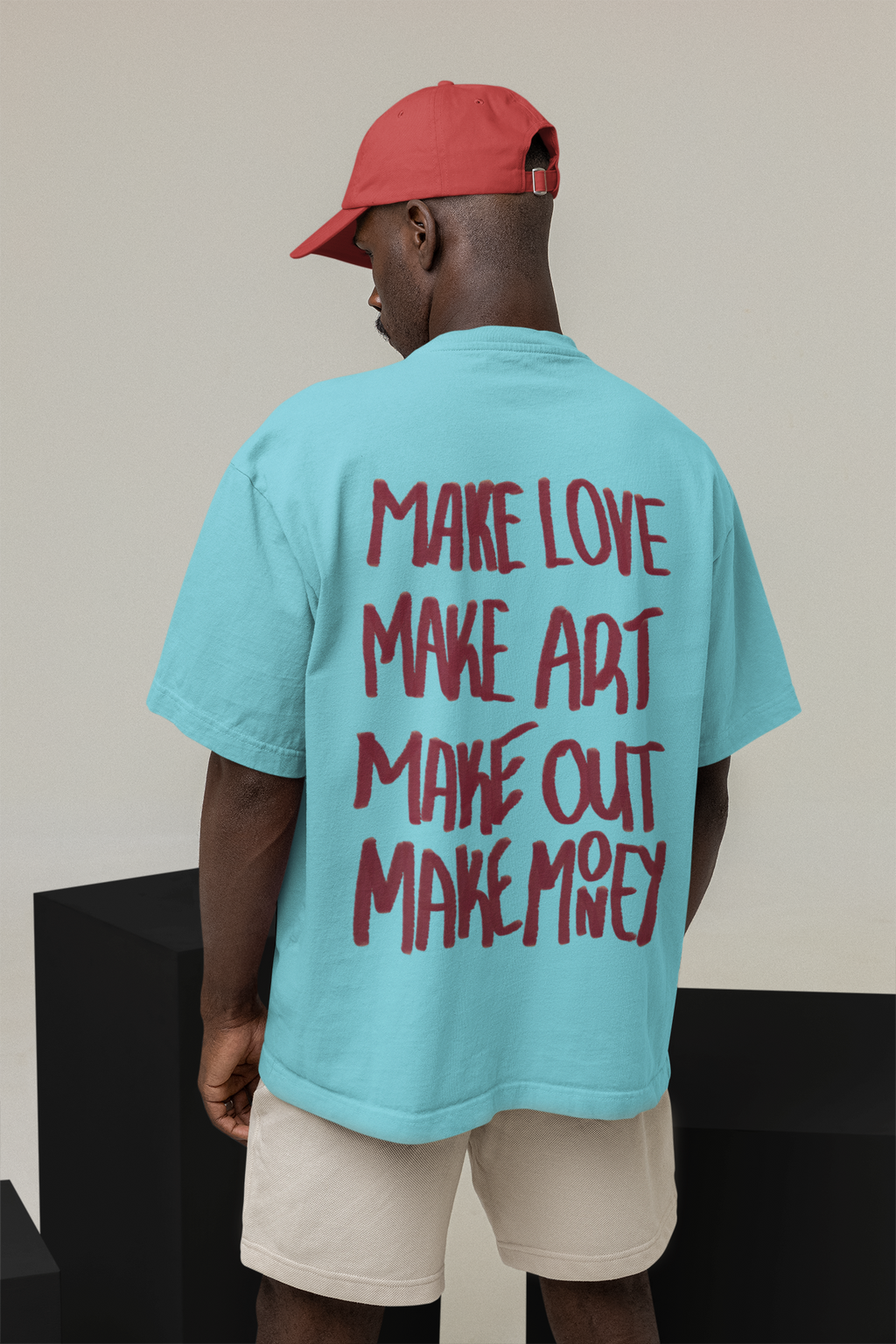 MAKE ART OVERSIZED TEE