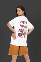 MAKE ART OVERSIZED TEE