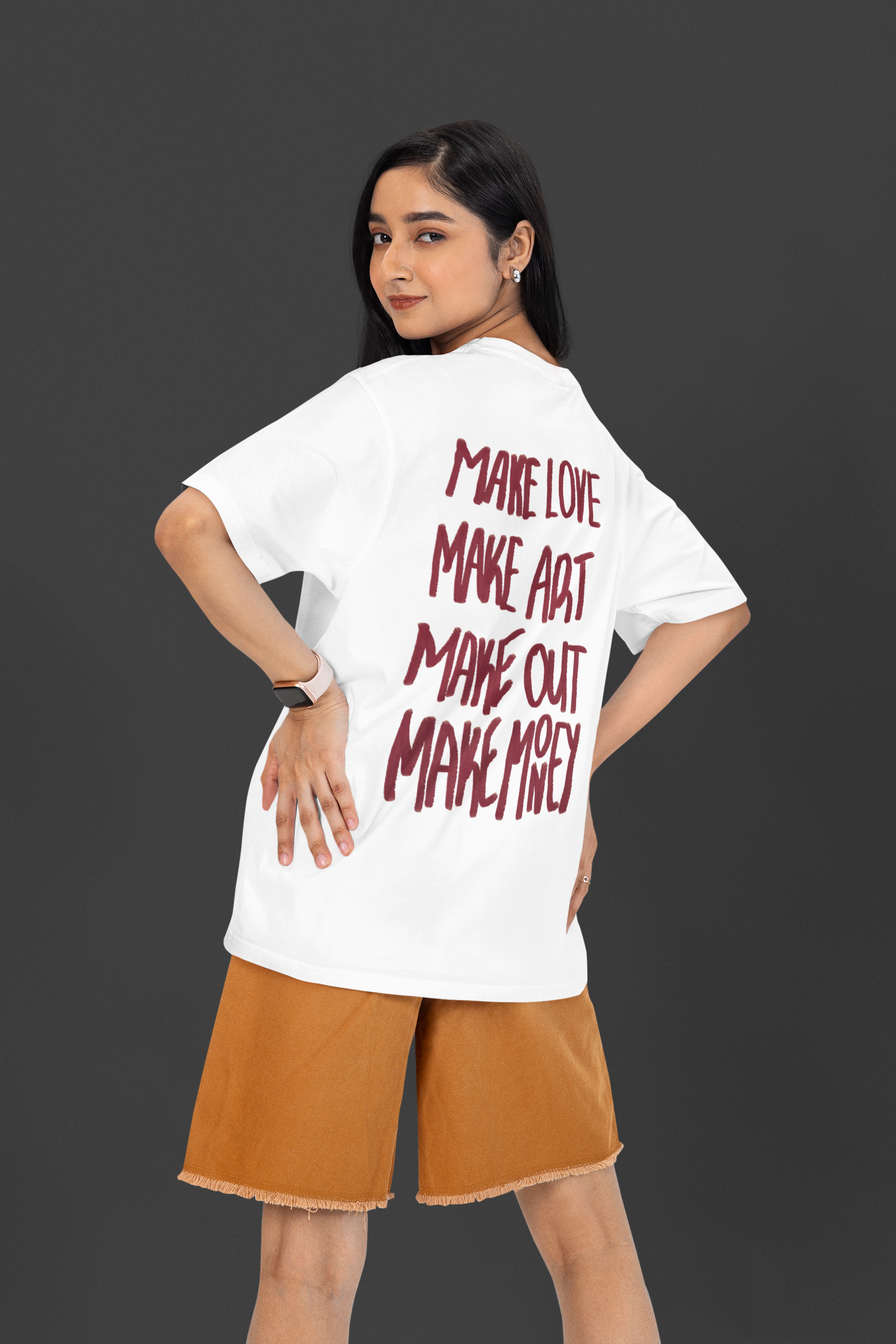 MAKE ART OVERSIZED TEE