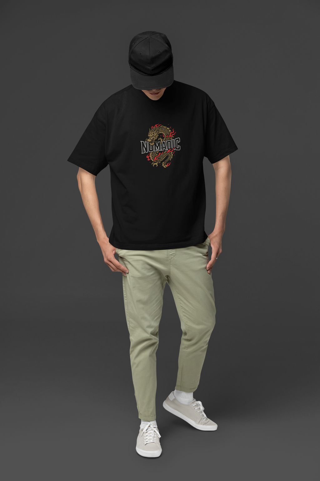 Nomadic Fire Dragon Oversized Tee