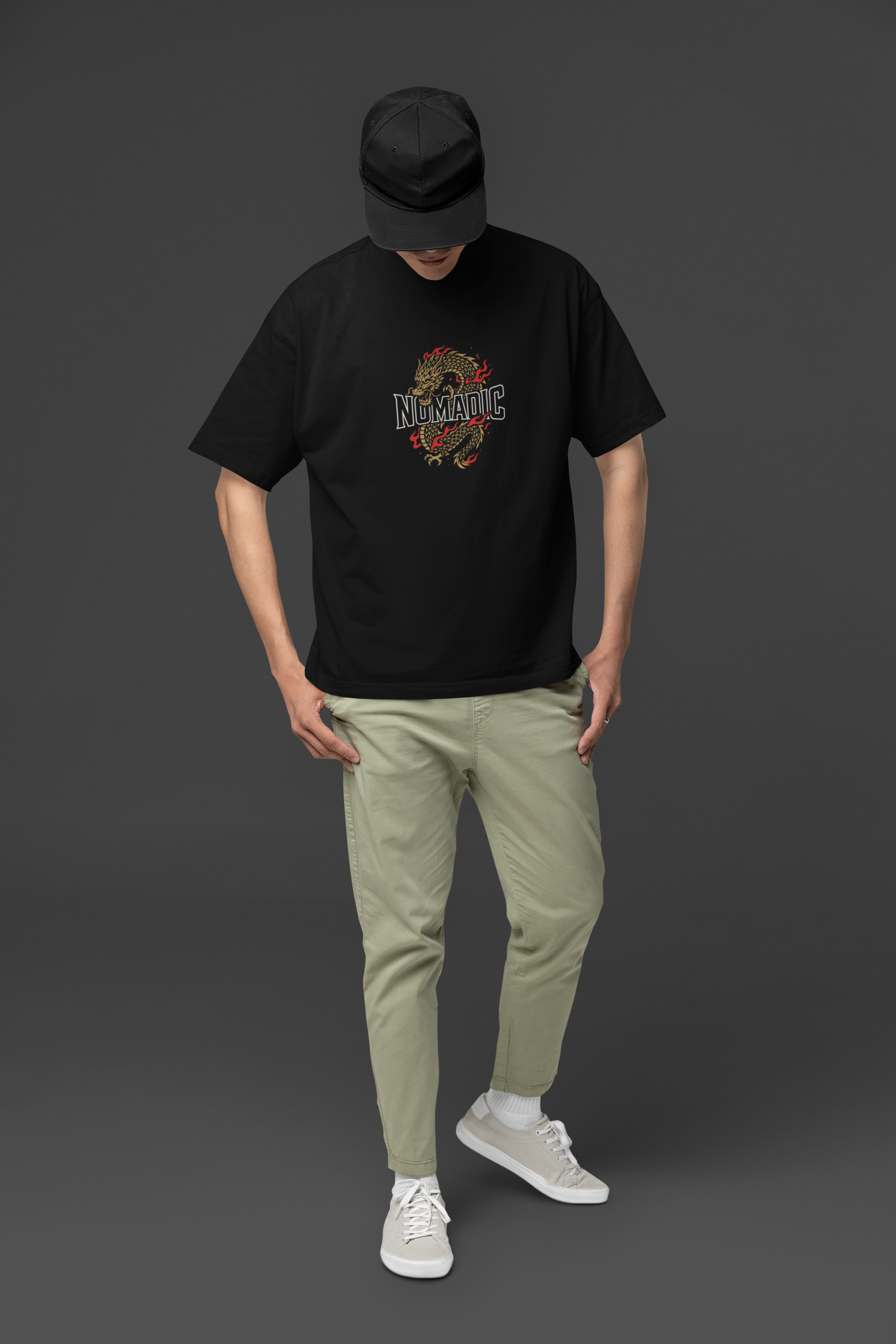 Nomadic Fire Dragon Oversized Tee