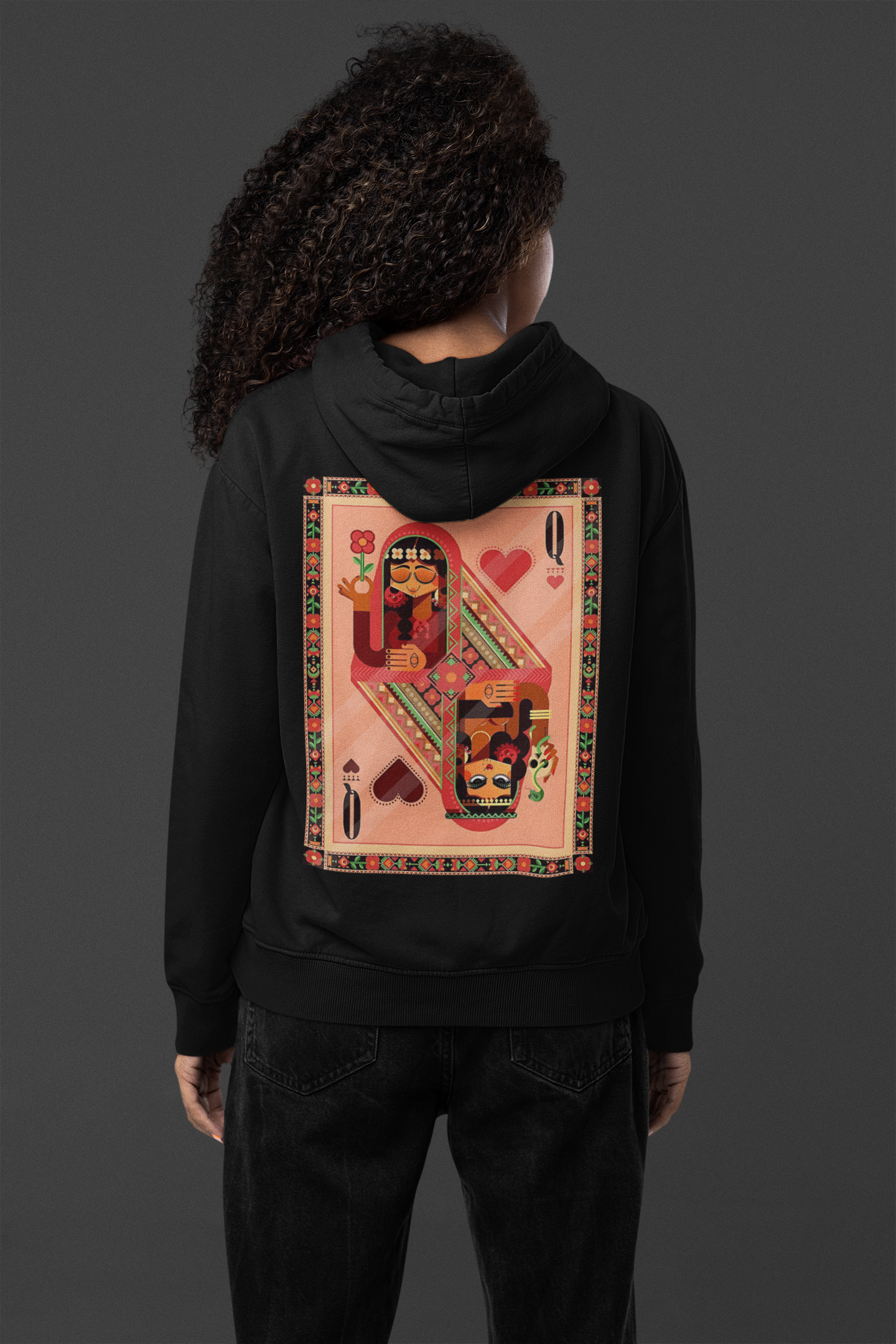 Queen of Hearts Hoodie