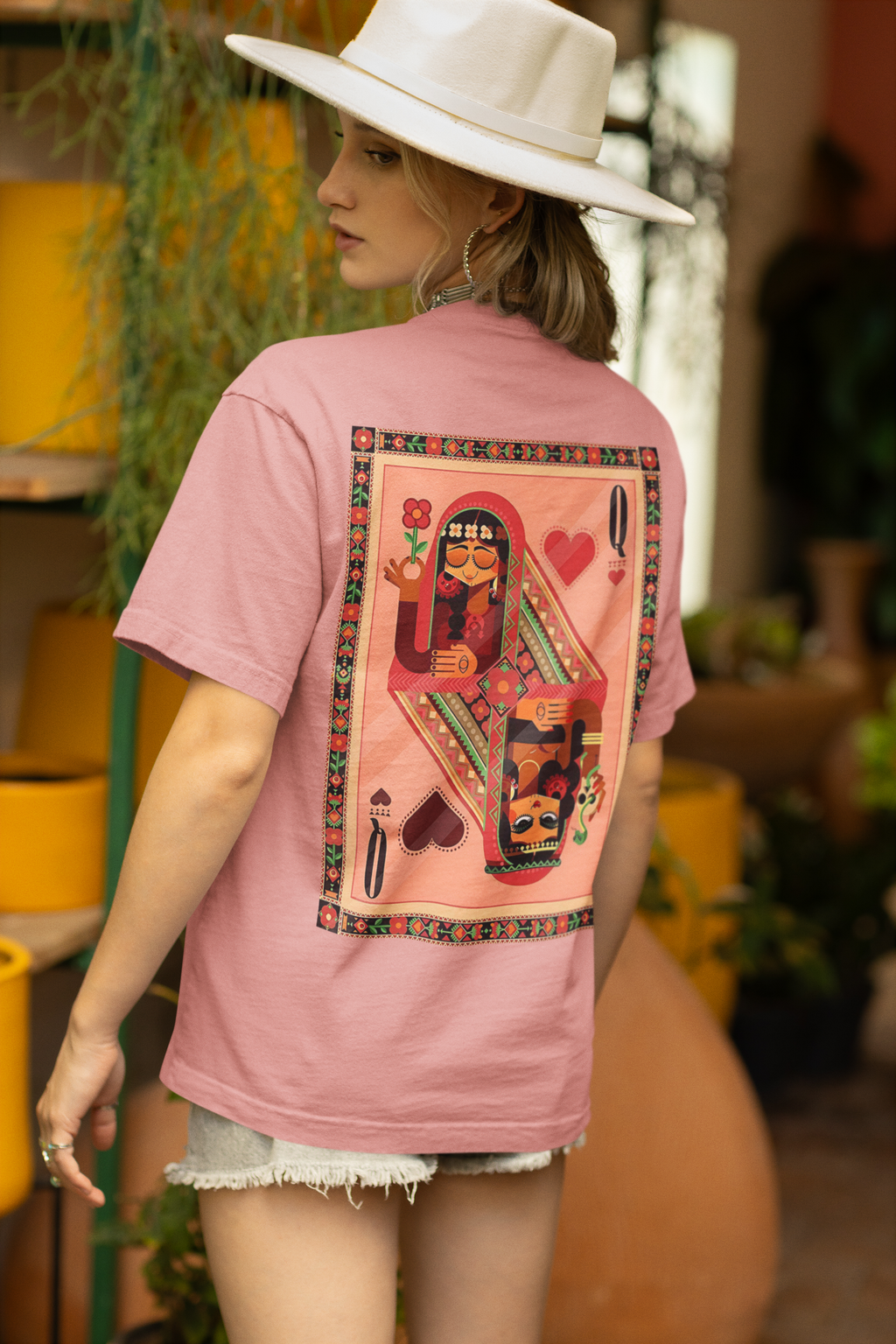 Queen of Hearts Oversized Tee