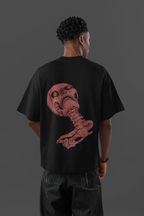 Red Skull Oversized Tee