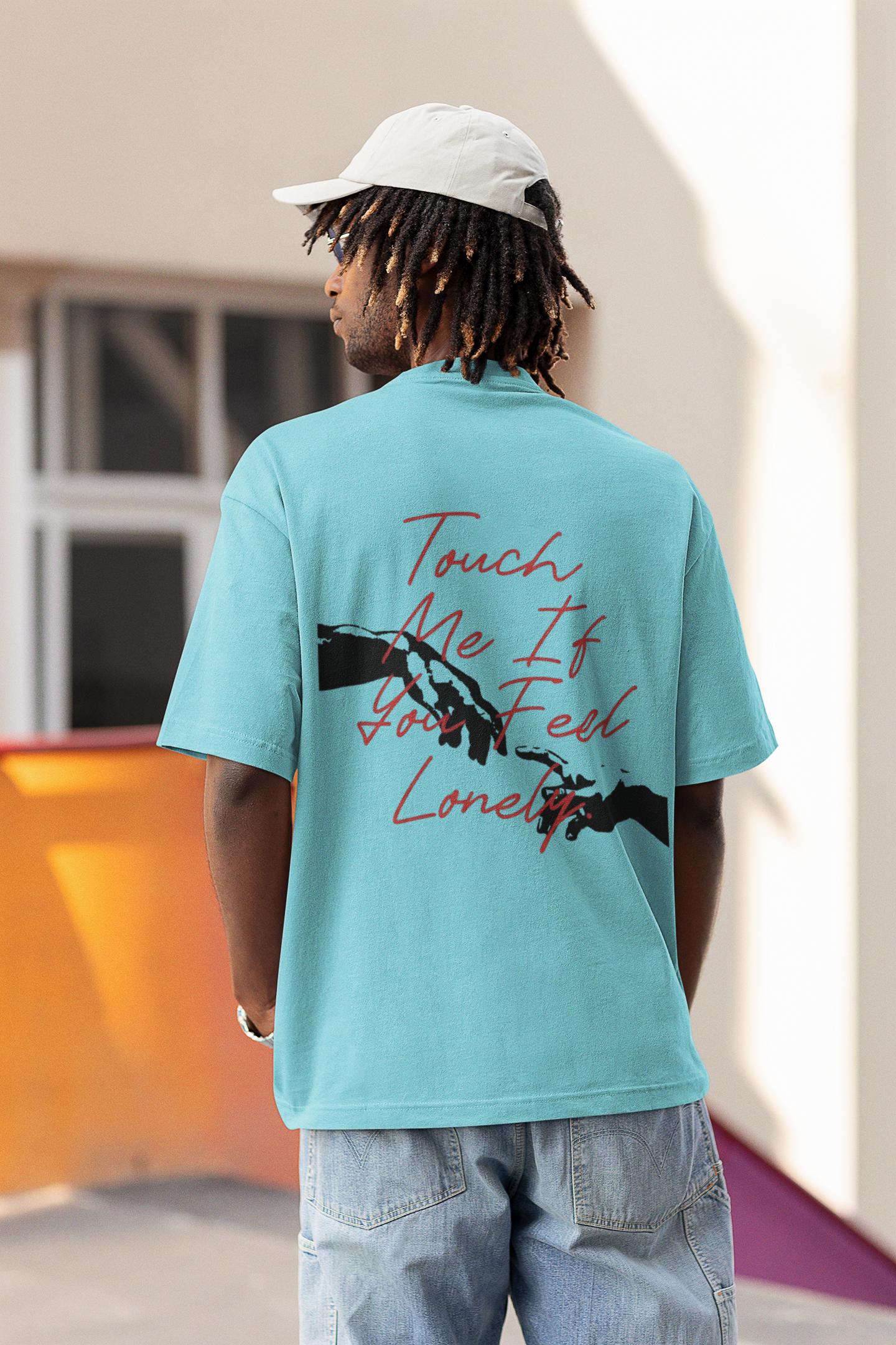 TOUCH ME OVERSIZED TEE