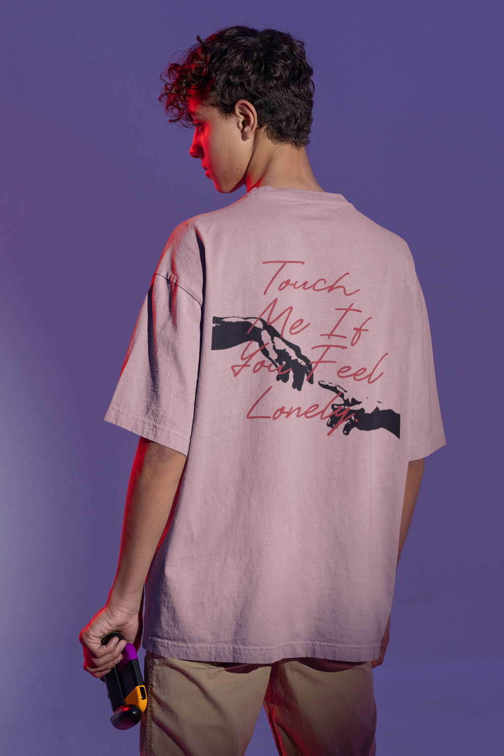 TOUCH ME OVERSIZED TEE